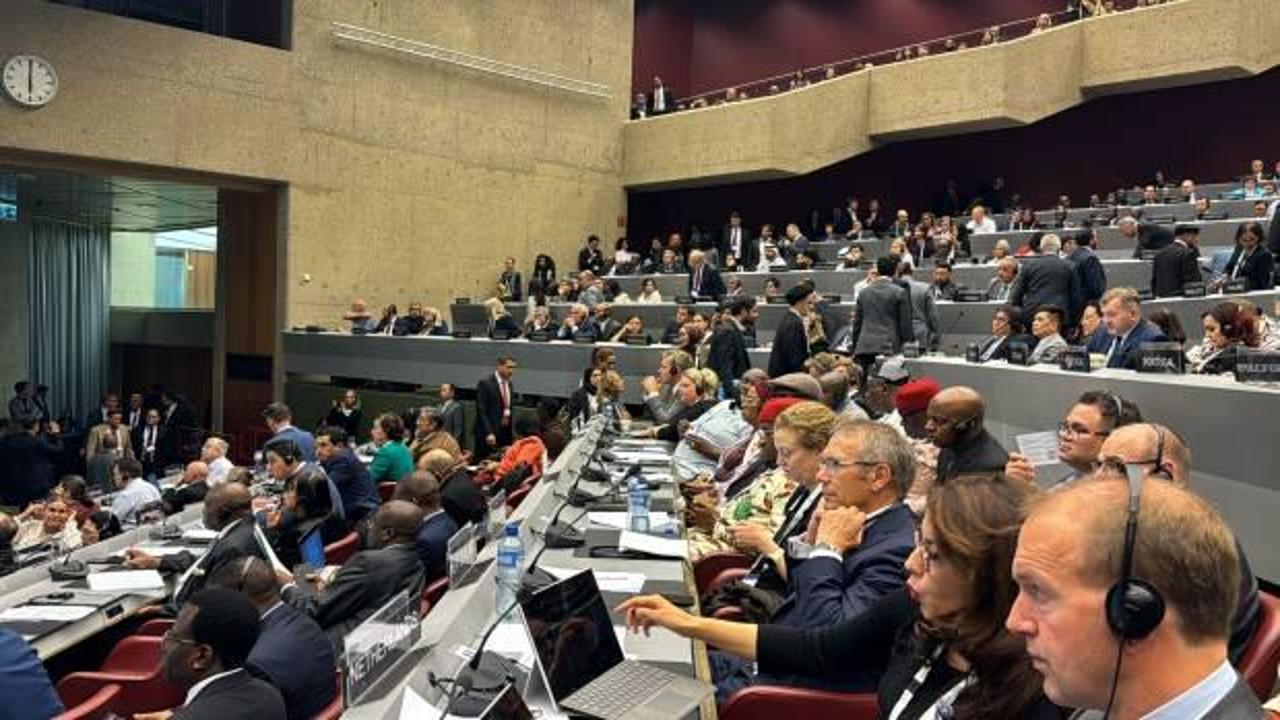 TBMM üyeleri Cenevre'de katil İsrail'i protesto etti