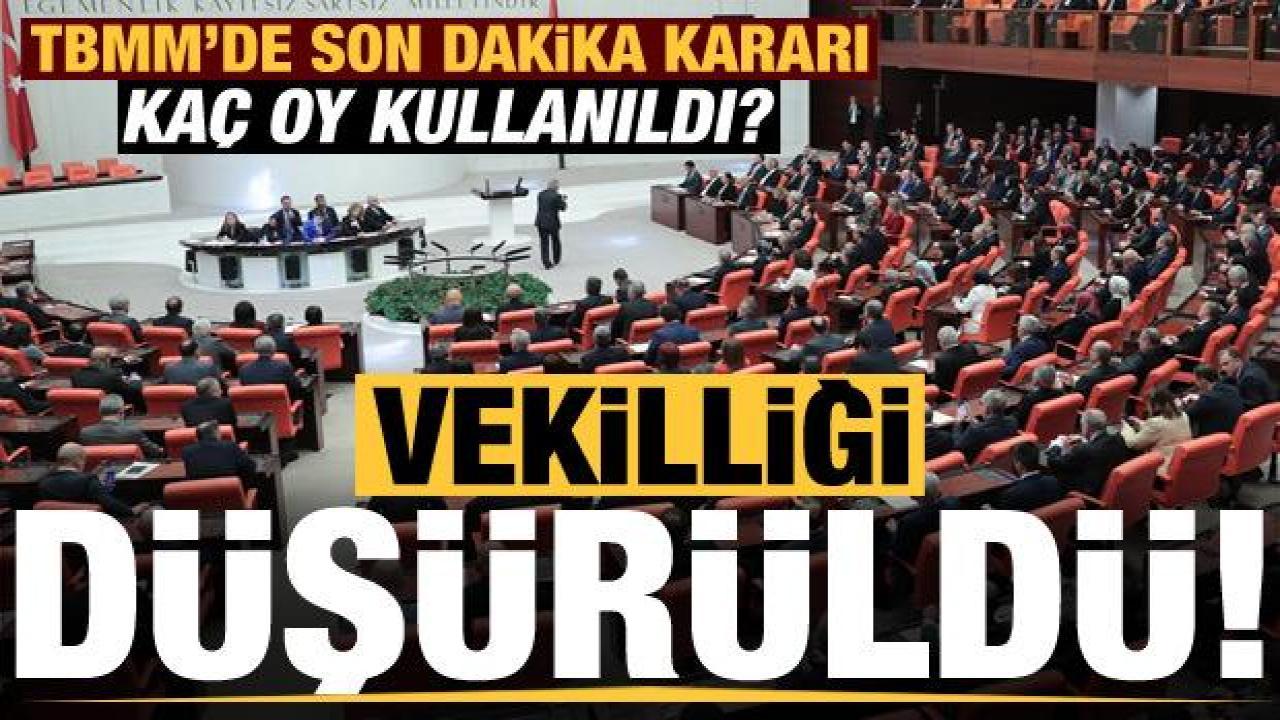 TBMM'de son dakika kararı! Semra Güzel'in milletvekilliği düşürüldü!