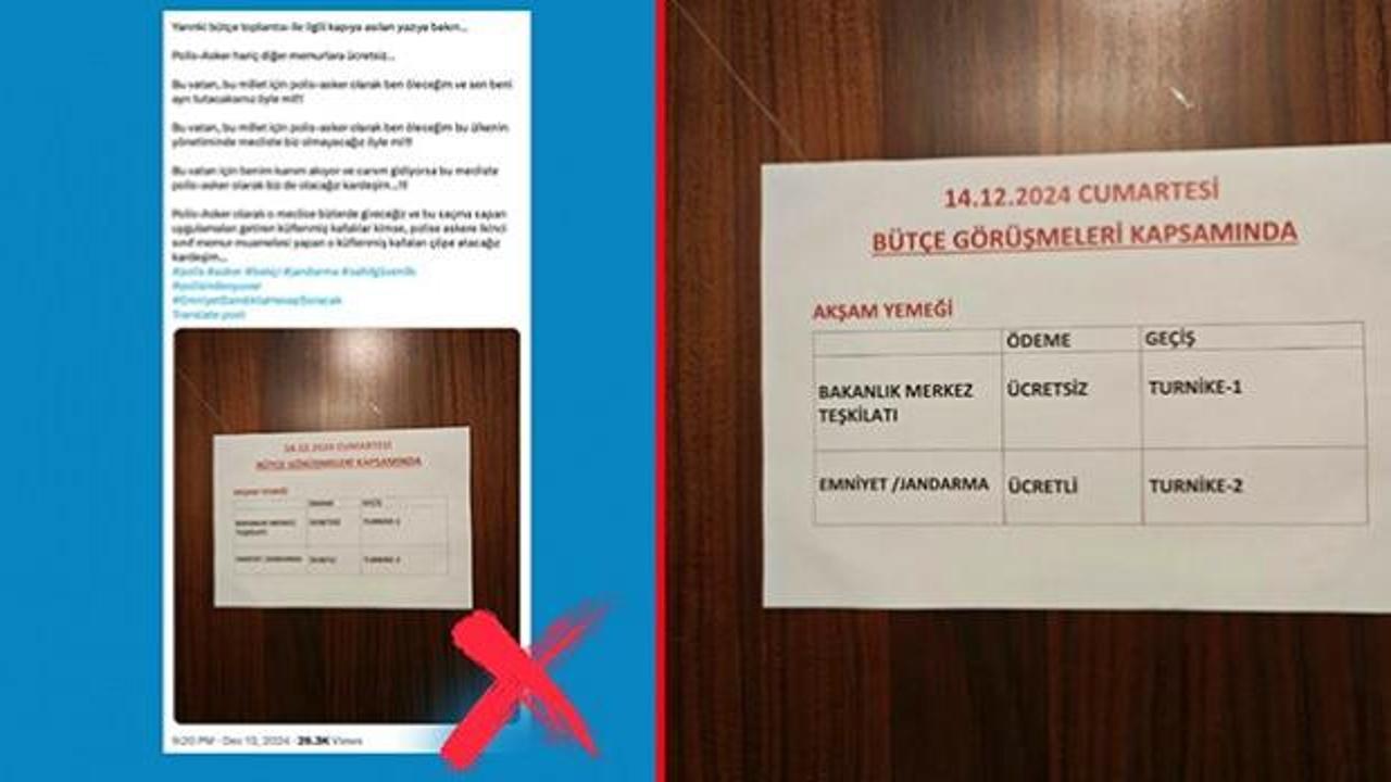 TBMM'de 'ücretli yemek verildi' iddialarına yanıt: Tamamen yalandır!