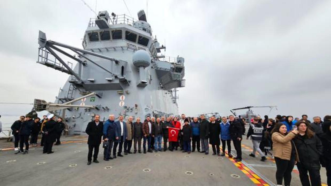 TCG Anadolu, Kocaeli’ye heyecan ve gurur verdi!