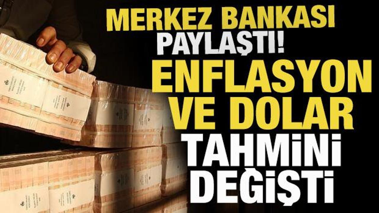 TCMB: Enflasyon beklentisi yükseldi, döviz tahmini geriledi