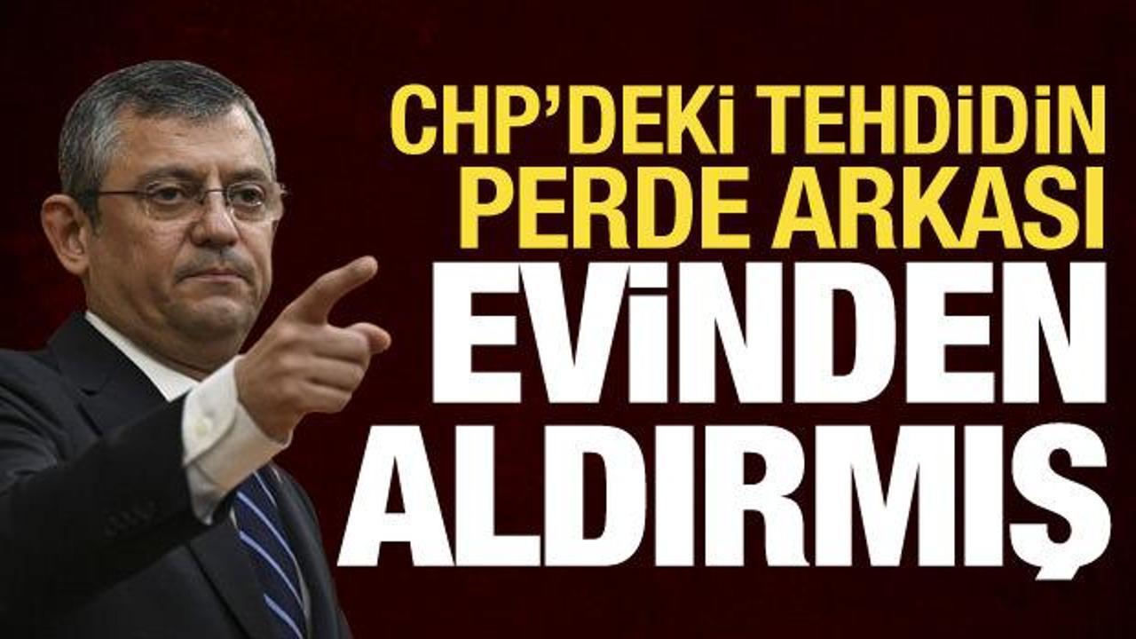 Tehdidin perde arkası: Özel evinden aldırmış