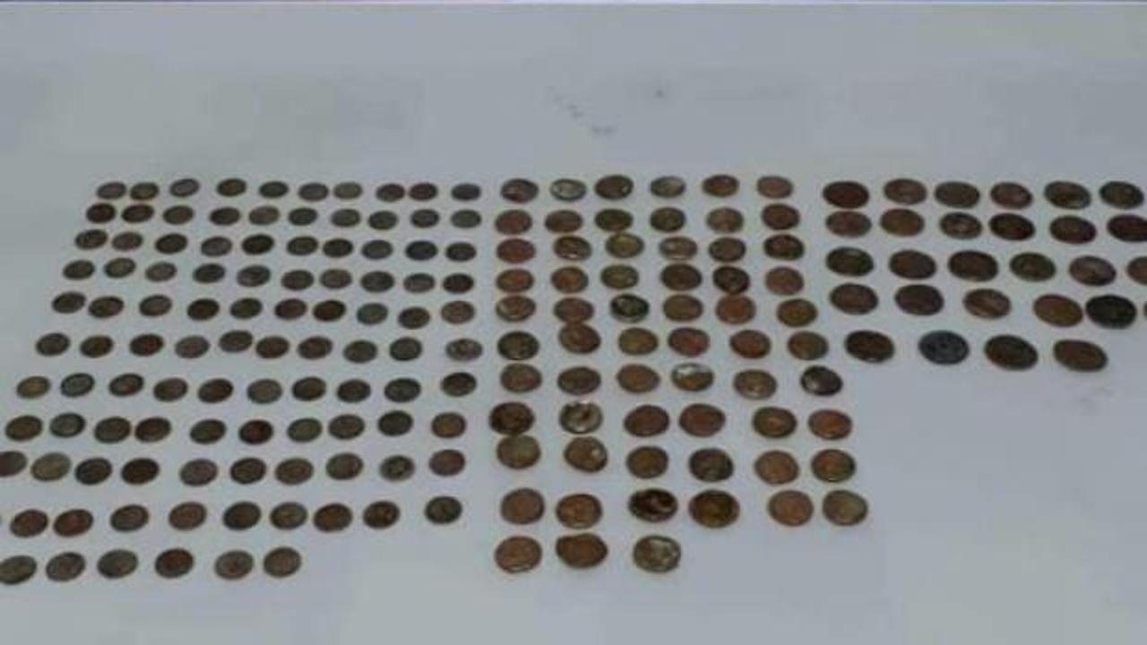 Tekirdağ'da 198 sikke ele geçirildi