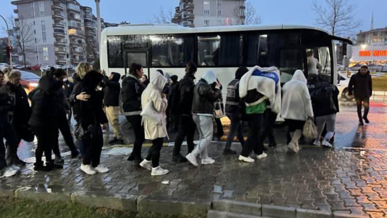 Tekirdağ'daki fuhuş operasyonu: 12 şüpheli tutuklandı