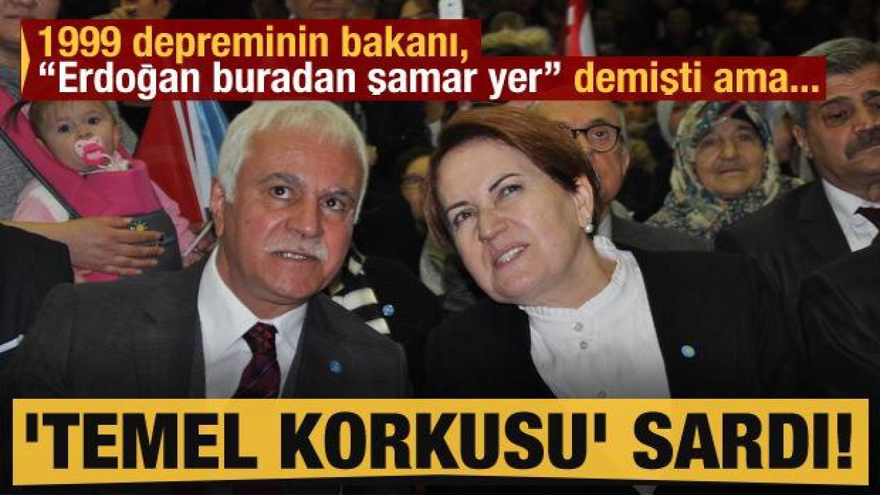 'Temel korkusu' sardı! 99 depreminin bakanı, 