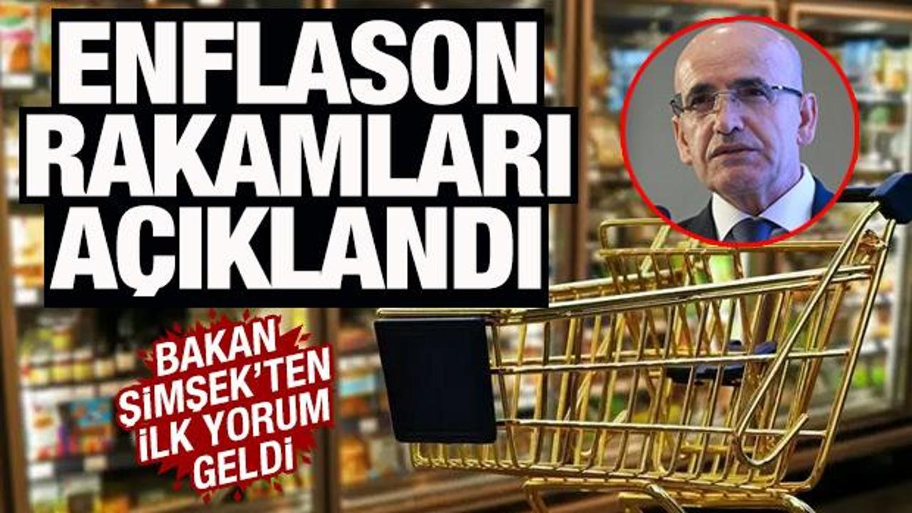 Temmuz ayı enflasyon rakamları açıklandı! Bakan Şimşek'ten ilk açıklama