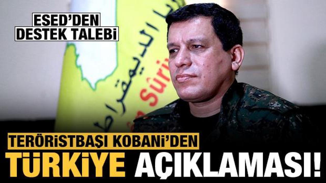 Teröristbaşı Kobani'den Türkiye açıklaması: Esed'den hava savunma sistemi talebi
