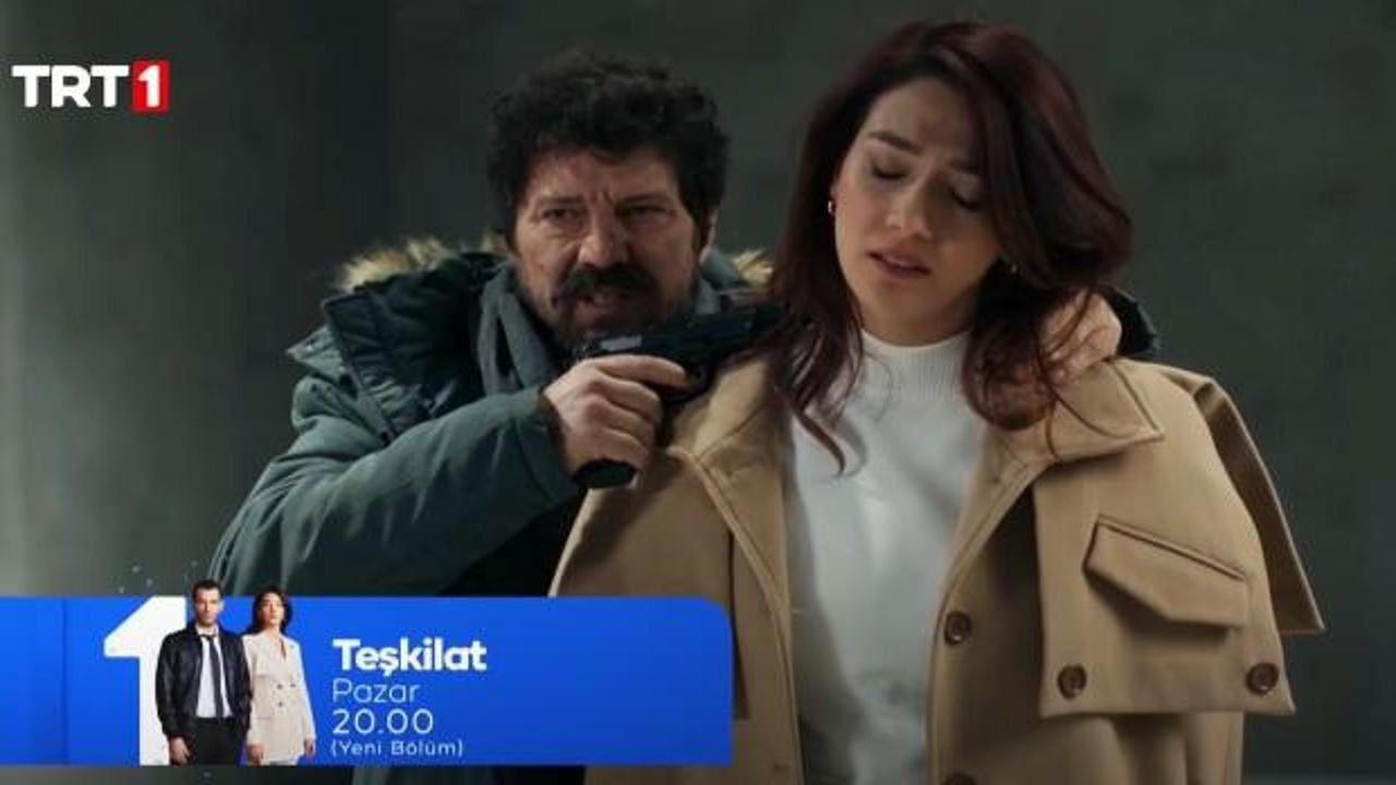 Teşkilat 97.bölüm fragmanında ölüm Neslihan'ın ensesine yapışıyor! Namlunun ucunda...