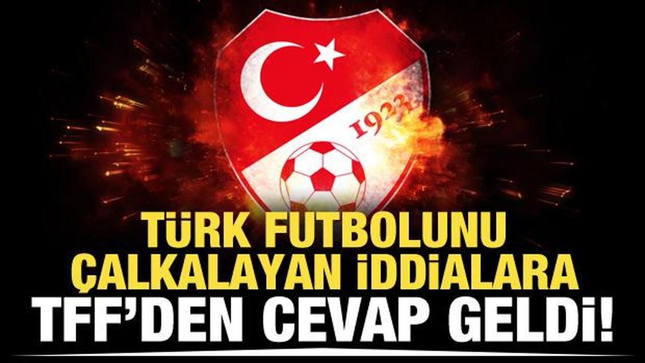 TFF, olay iddialara tek tek cevap verdi!