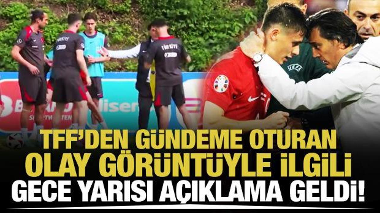 TFF'den Arda Güler-Montella açıklaması!