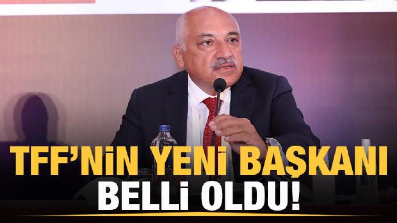 TFF'nin yeni başkanı Mehmet Büyükekşi oldu