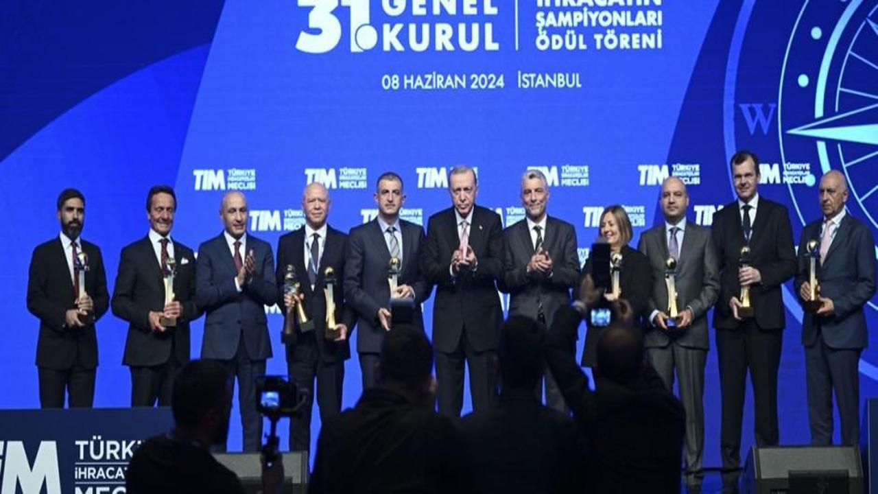 TİM'in 'İhracatın Şampiyonları' ödülleri sahiplerini buldu