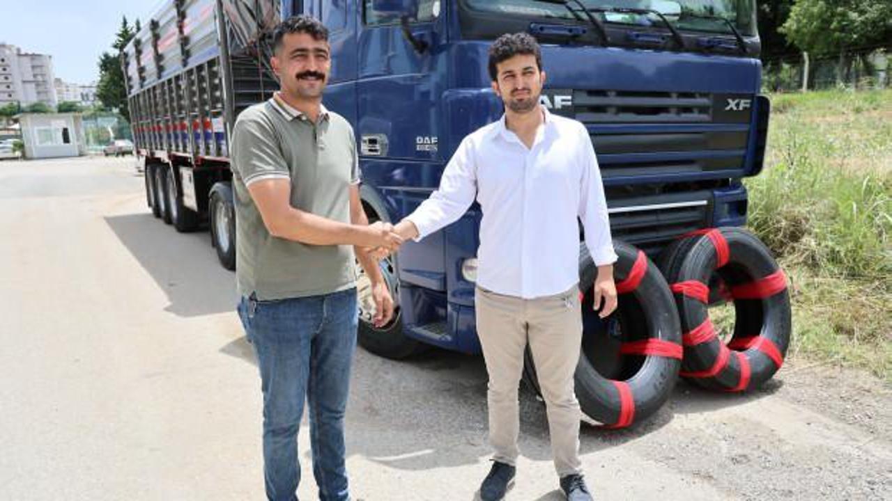 Tır şoförü damada görülmemiş hediye!
