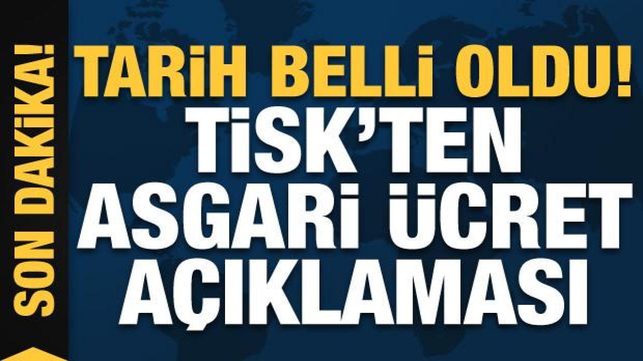 TİSK'ten asgari ücret açıklaması!