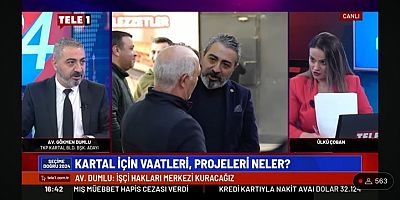 TKP Kartal adayı Gökmen Dumlu TELE 1 canlı yayınında konuştu