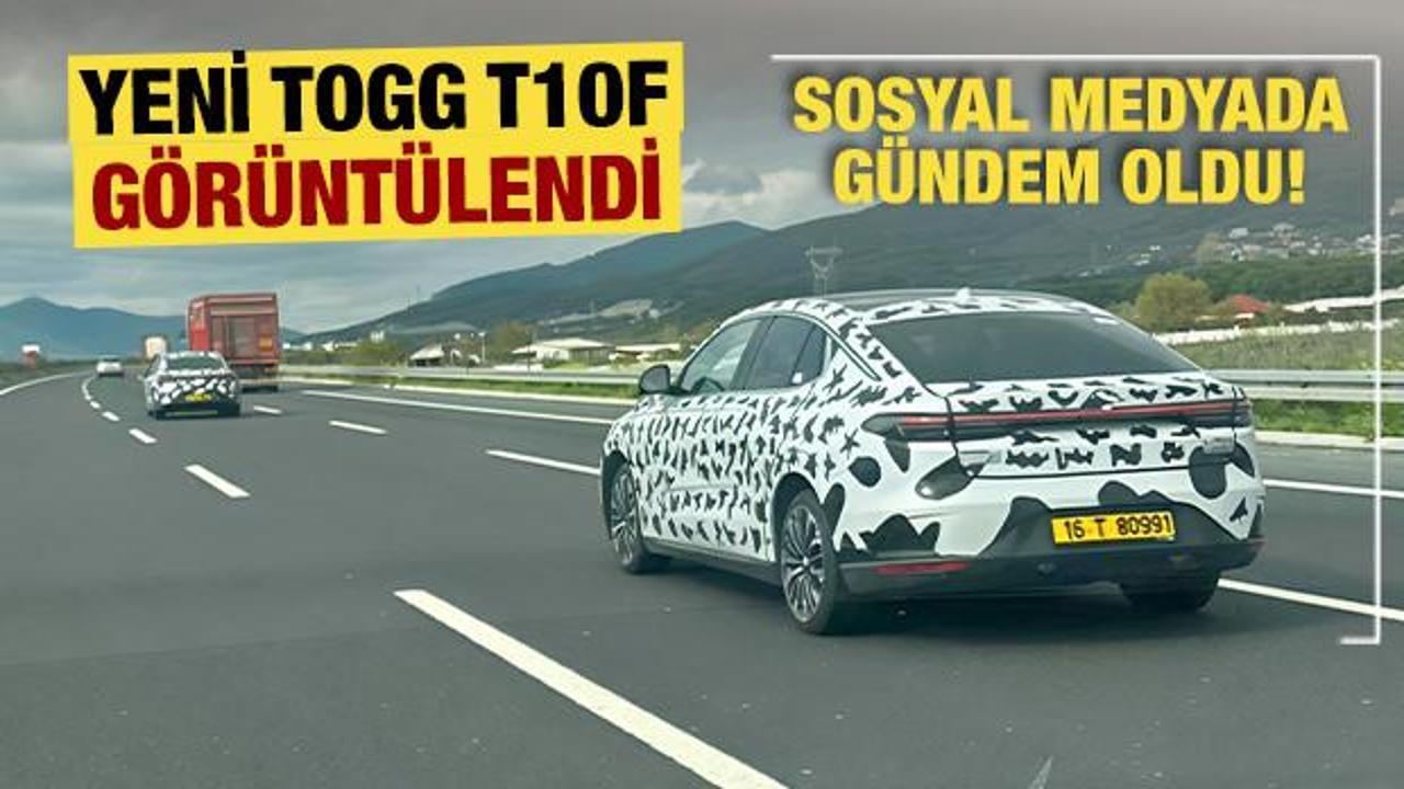 Togg'un yeni sedan modeli T10F görüntülendi: Fiyatı merak konusu oldu!