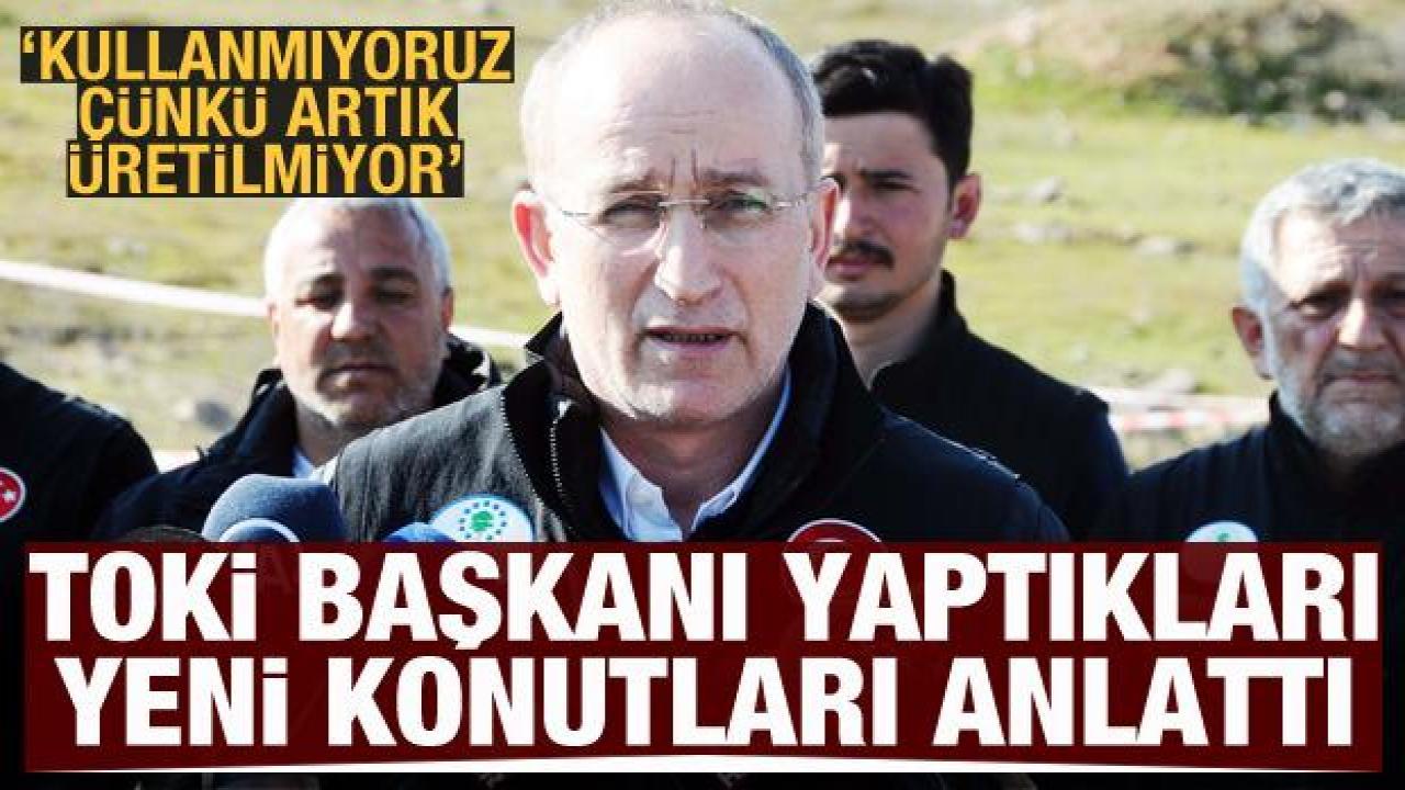 TOKİ Başkanı bölgede yapılacak yeni konutları anlattı