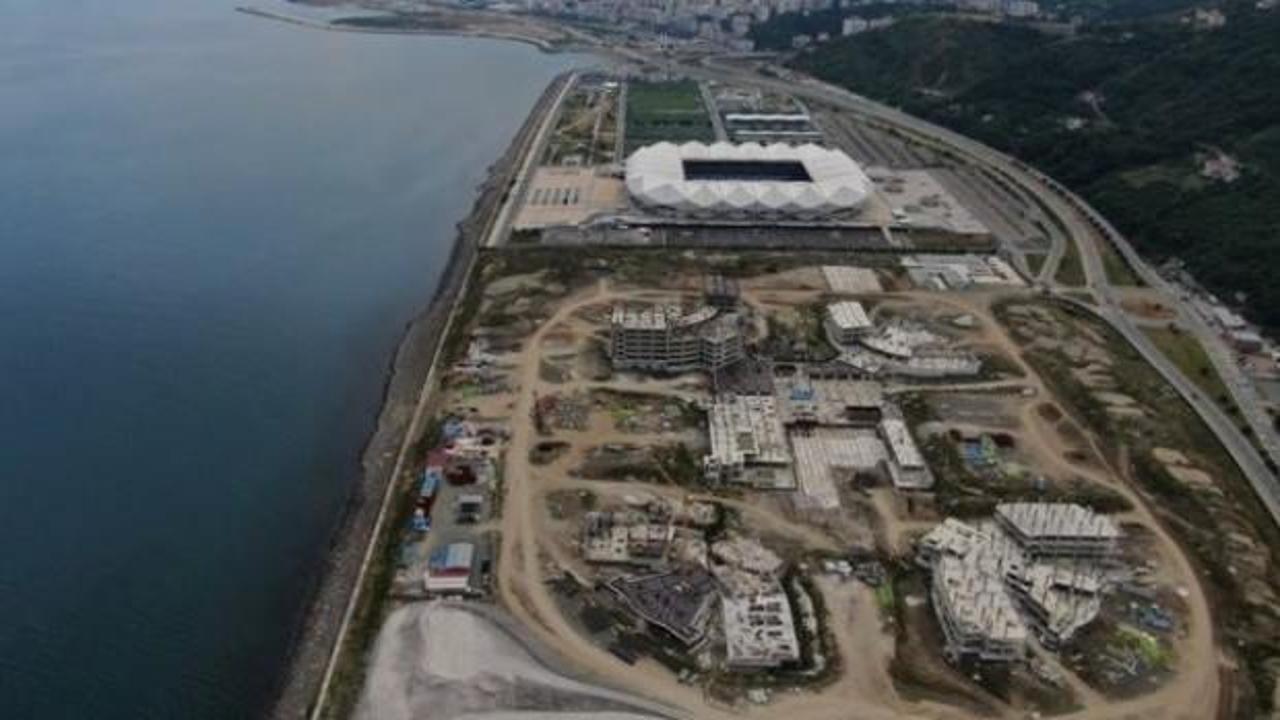 Trabzon Şehir Hastanesi inşaatı hızla yükseliyor