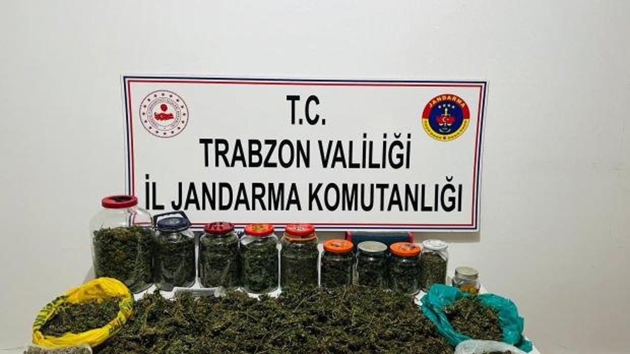 Trabzon'da ele geçirildi: Tam 7 kilo!