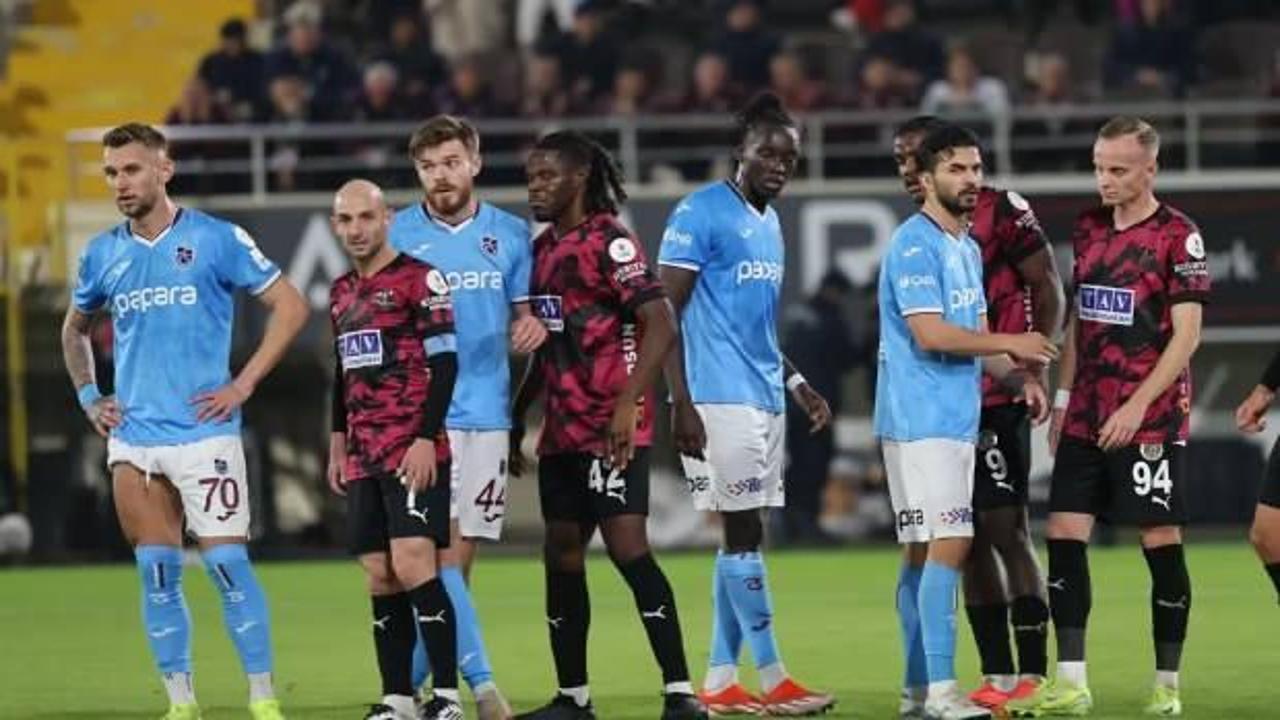 Trabzonspor zirvenin uzağında kaldı