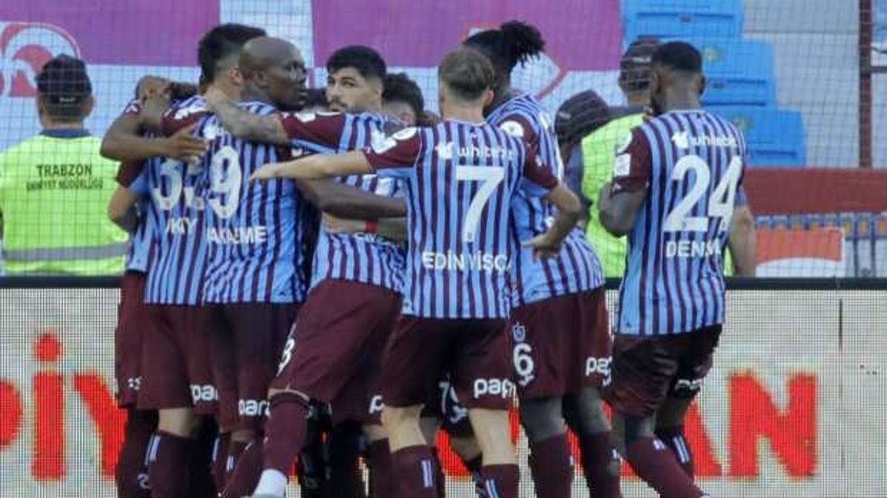 Trabzonspor'un 126 günlük galibiyet hasreti son buldu