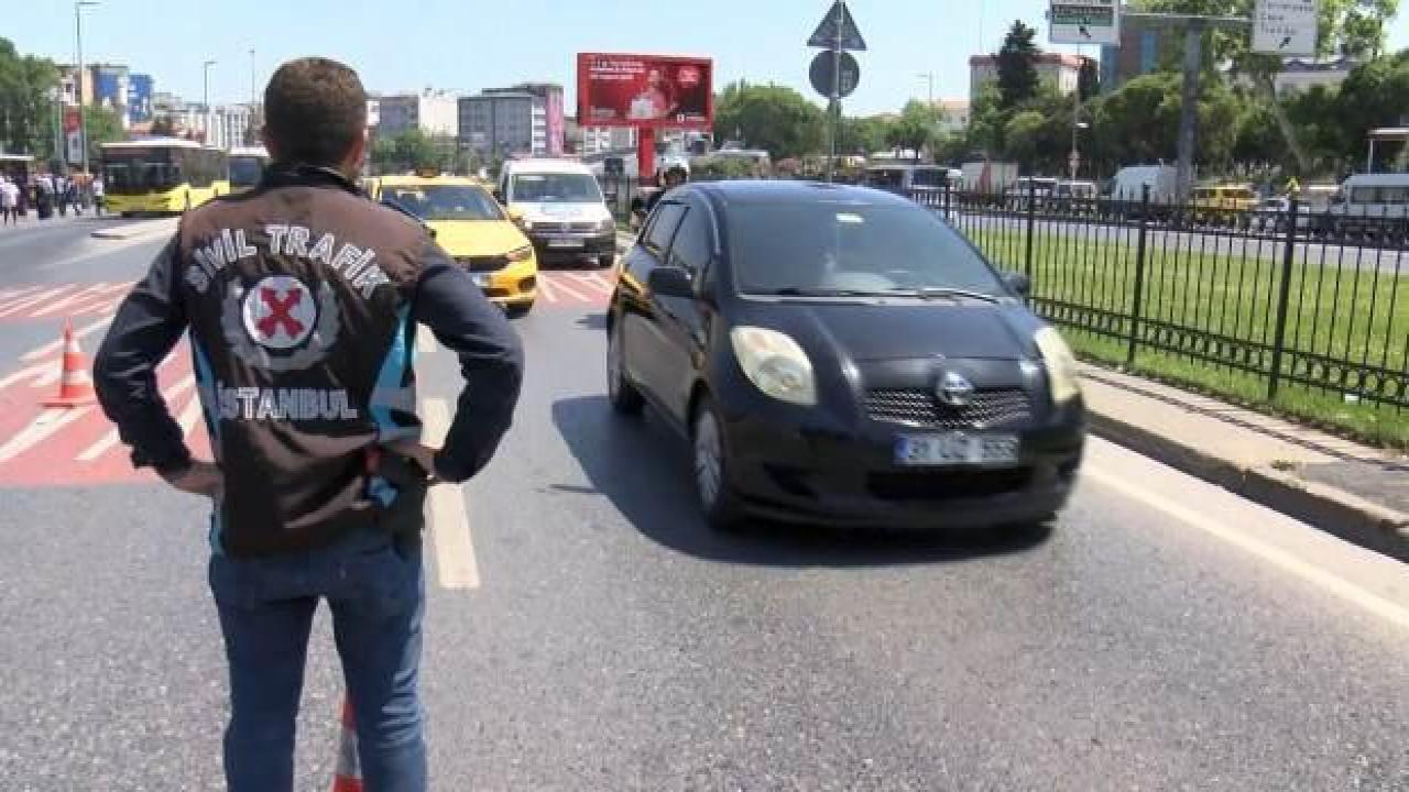 Trafik polisine yakalanan taksici: Hayır yapıyordum