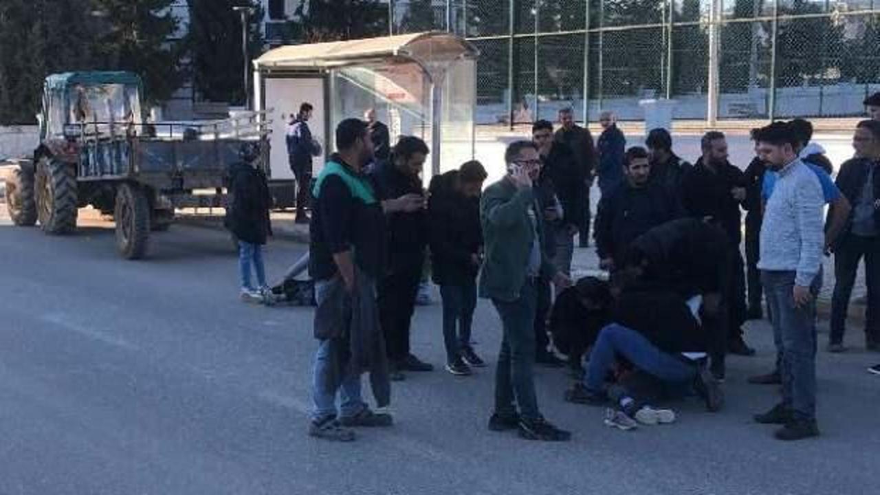 Traktörün çarptığı çocuk öldü, annesi ağır yaralandı