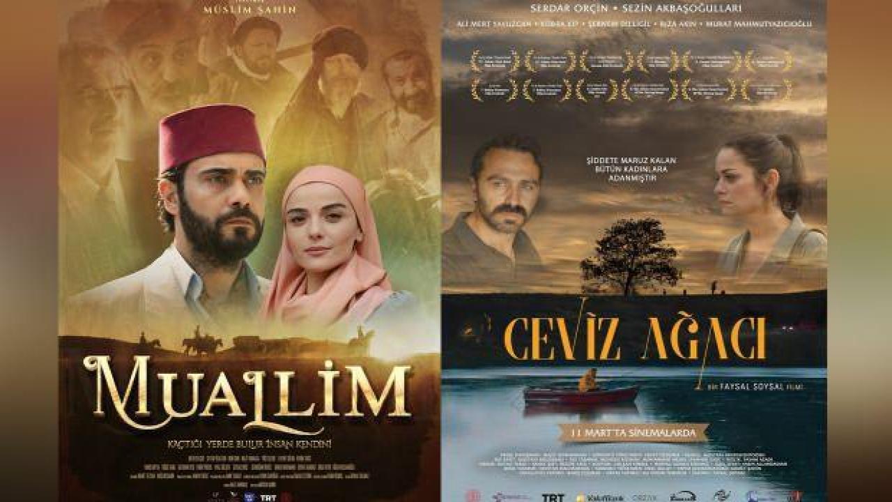 TRT ortak yapımları “Ceviz Ağacı” ve “Muallim” Filmleri TV’de ilk kez TRT 1’de
