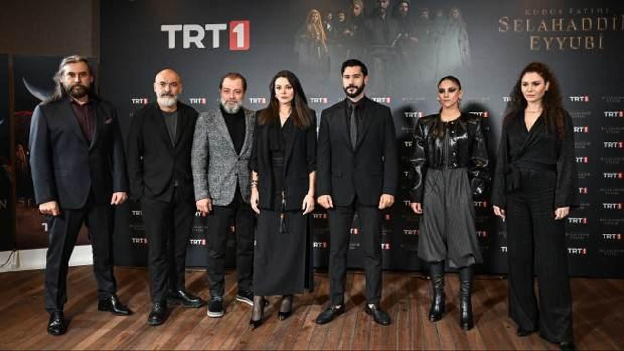 TRT'den dünyaya mesaj! Ünlü oyunculardan 'Kudüs Fatihi Selahaddin Eyyubi' açıklaması!