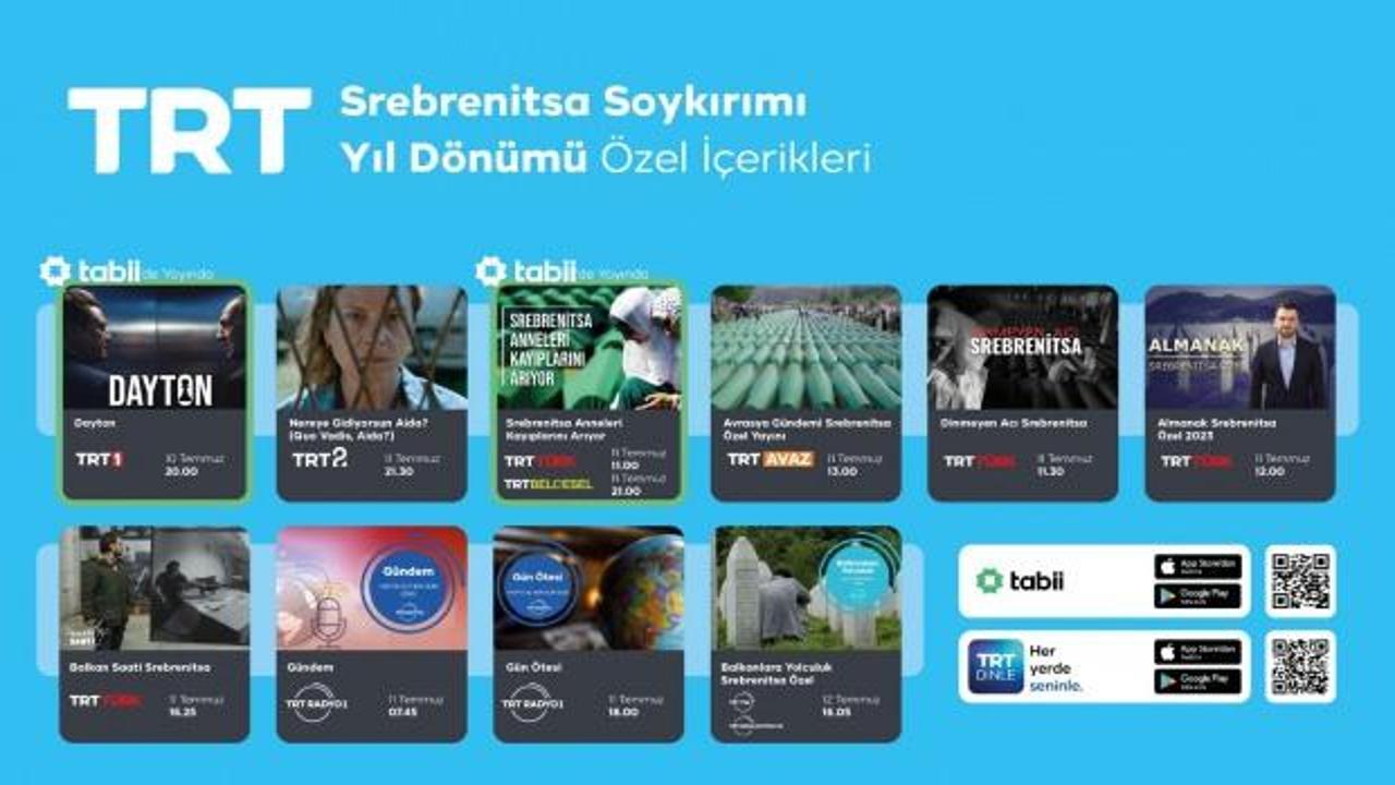 TRT'den Srebrenitsa Soykırımı'na özel peş peşe proje! Bilinmeyenlere ışık tutacak