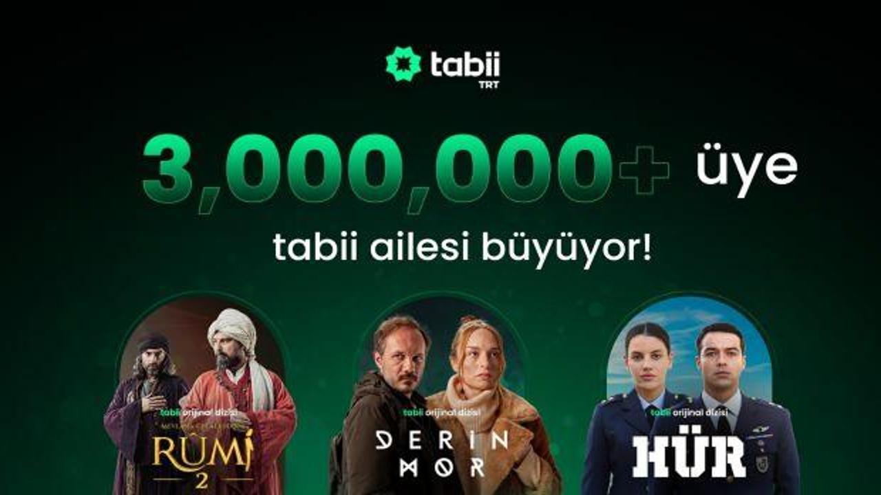 TRT'nin platformu Tabii'dan takdirlik başarı! Sadece 8 ayda öyle bir rakama ulaştı ki...