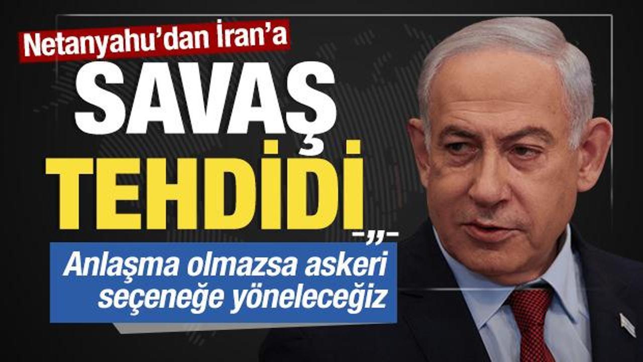 Trump ile görüşen Netanyahu'dan İran'a tehdit: Askeri seçenek masada!