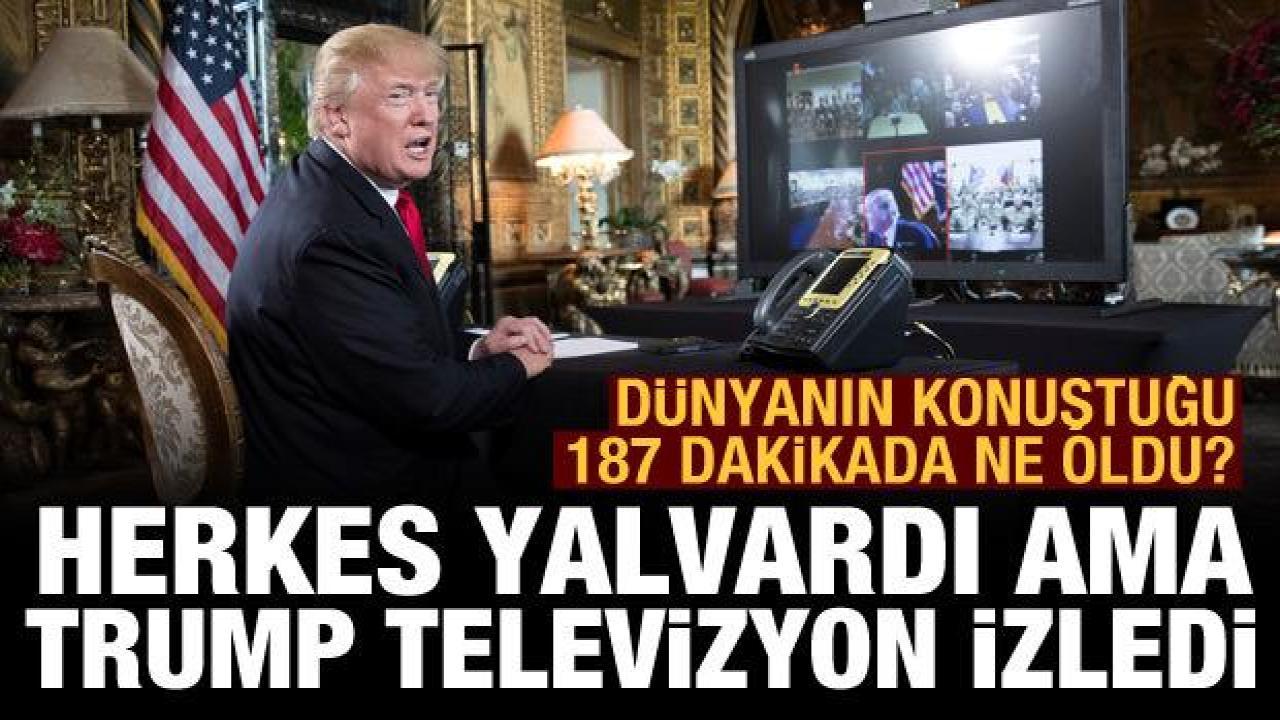 Trump, Kongre baskını olduğu gün 2,5 saat boyunca televizyon izlemiş