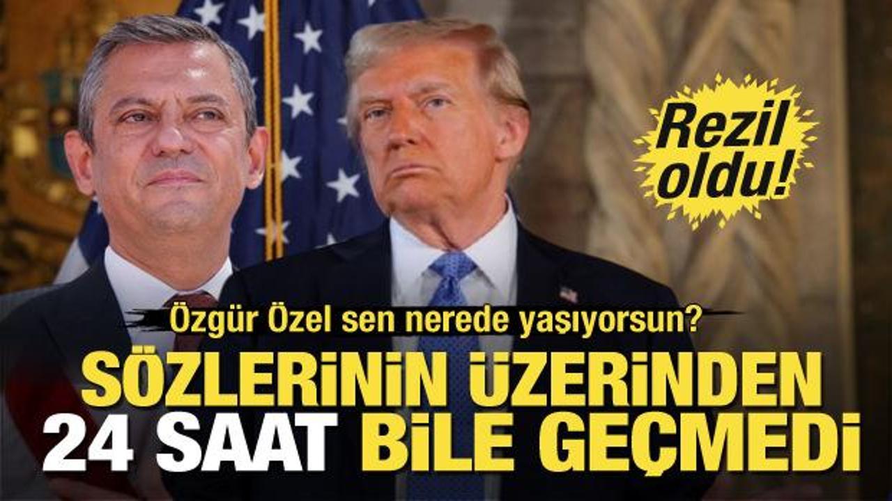 Trump, Özgür Özel'in sözlerini alaşağı etti! Erdoğan açıklaması gündem oldu