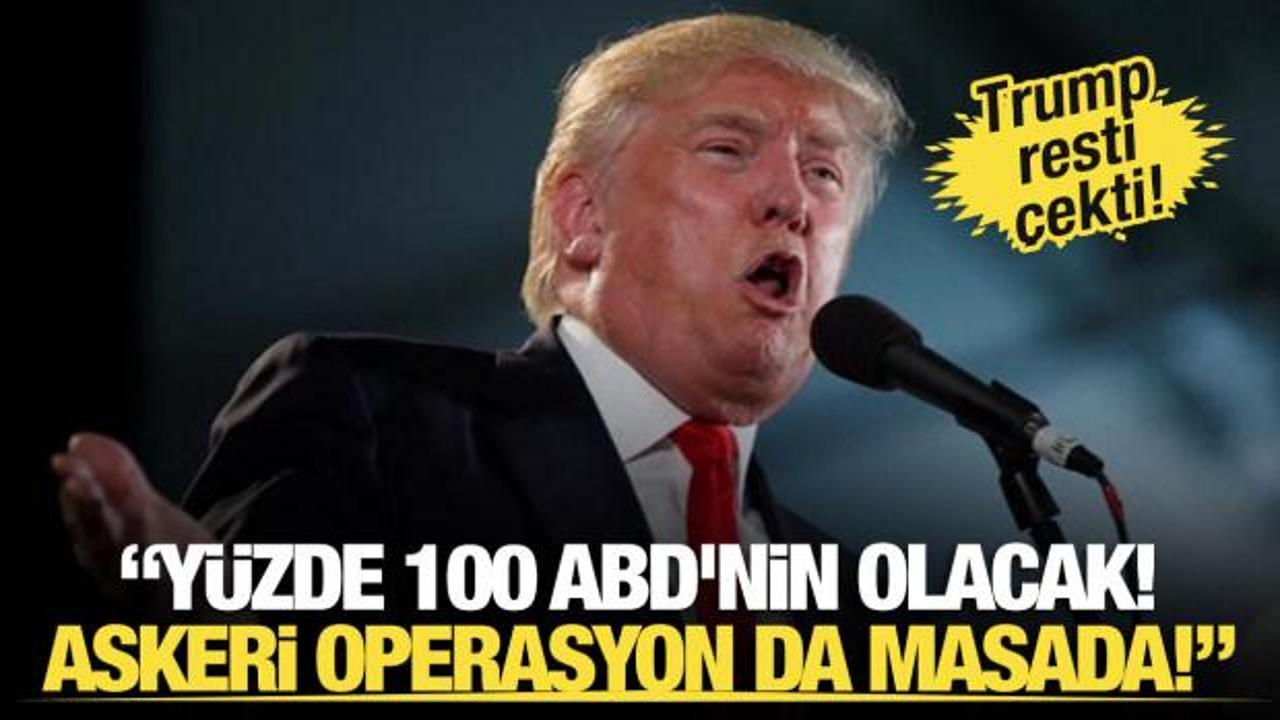 Trump resti çekti! 