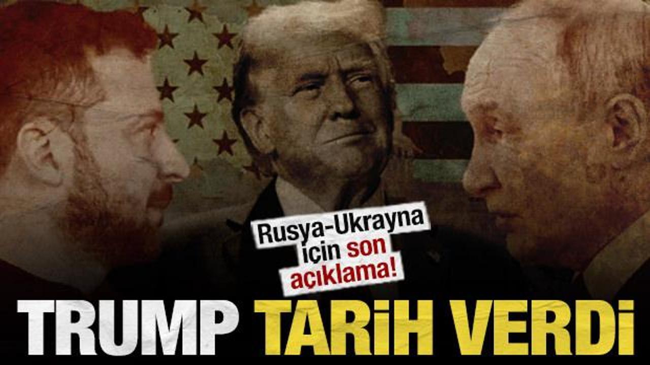 Trump, Rusya-Ukrayna anlaşması için tarih verdi