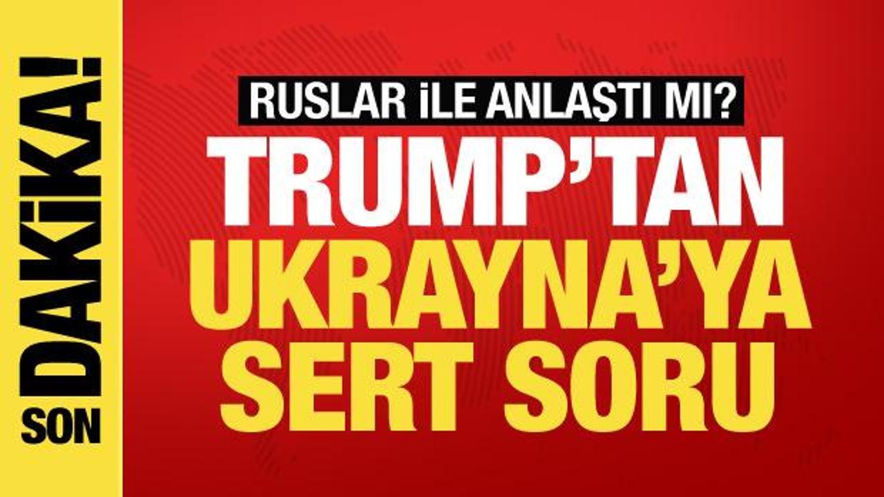 Trump: Ukrayna'ya şimdiye kadar verilen onca para nerede?