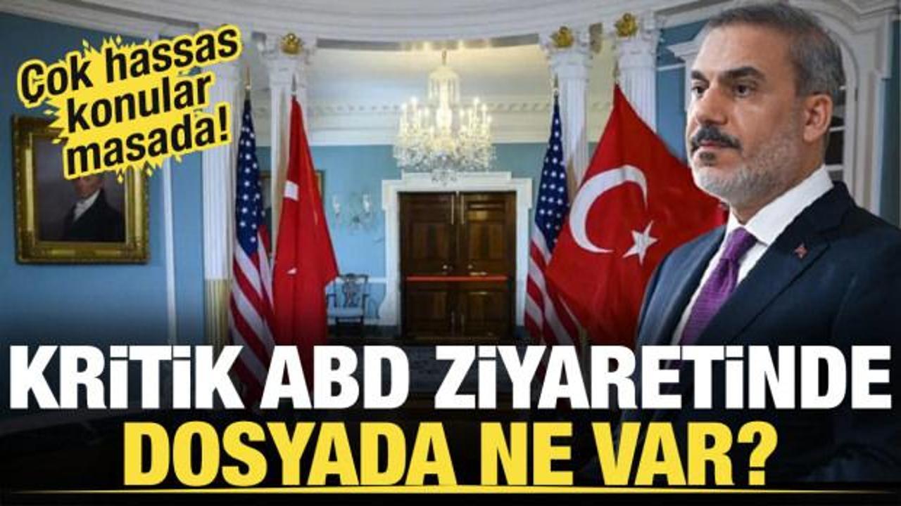 Trump yönetimine ilk ziyaret: Bakan Fidan ABD'ye gidiyor