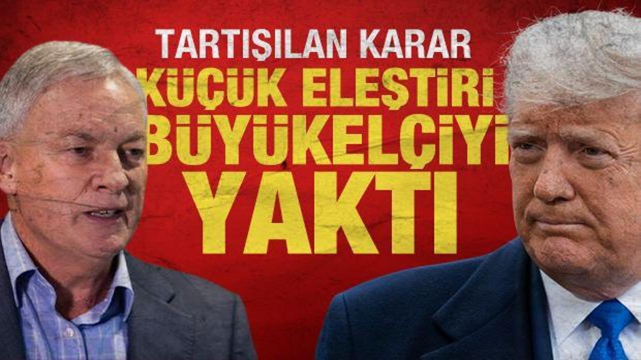 Trump'a yaptığı küçük eleştiri onu görevinden etti