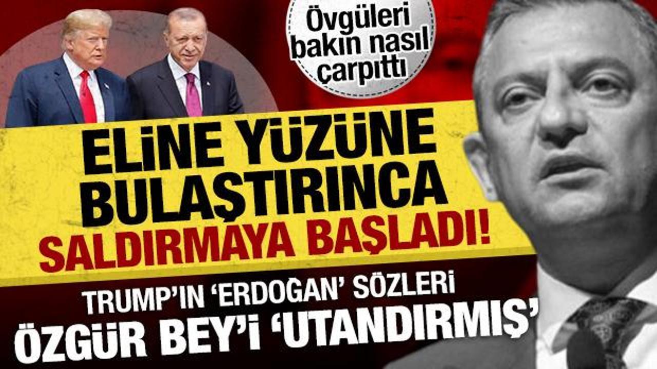 Trump'ın Cumhurbaşkanı Erdoğan hakkındaki sözleri sonrası Özgür Özel'den bir garip çıkış
