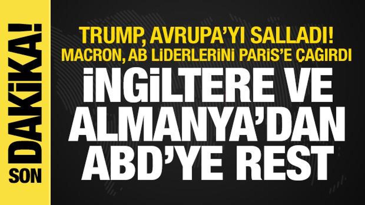 Trump'ın Ukrayna planı Avrupa'yı sarstı! Paris'te olağanüstü zirve