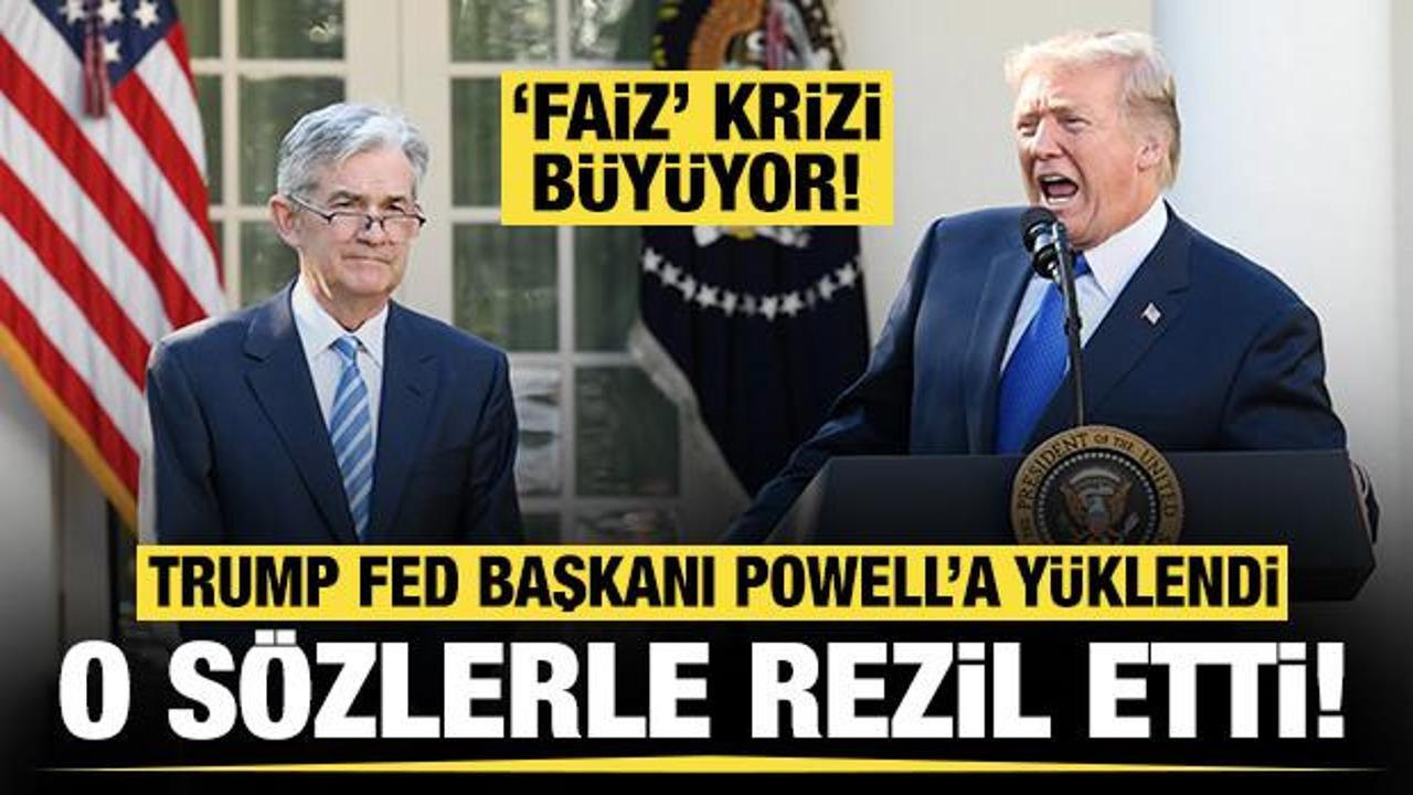 Trump'tan Fed Başkanı Powell'ı sosyal medyada rezil etti!