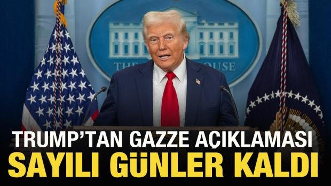 Trump'tan Gazze açıklaması: Sayılı günler kaldı