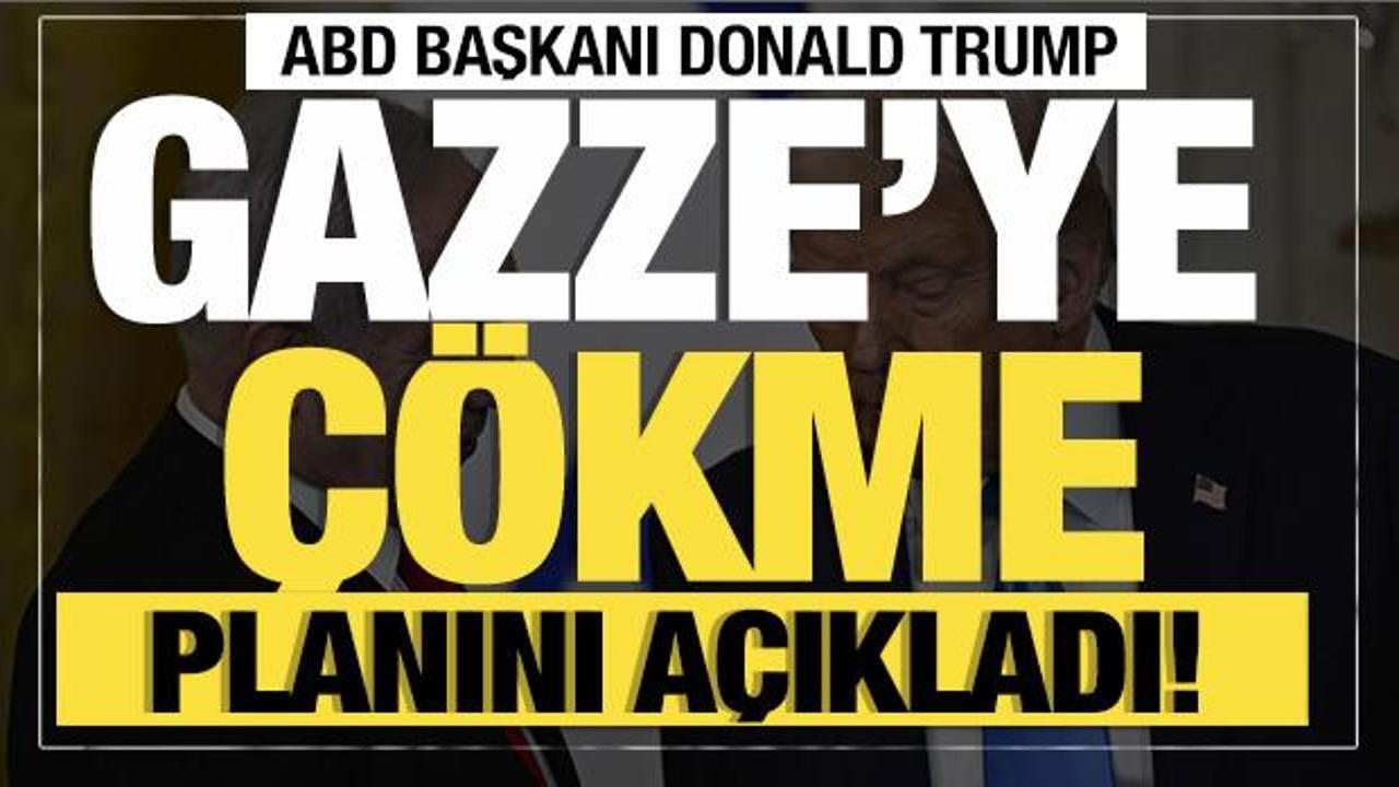 Trump'tan skandal Gazze açıklaması! İsrail, ABD'ye devredecek!