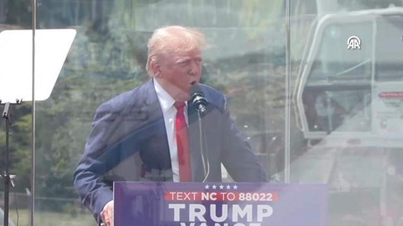 Trump'tan suikast girişimi sonrası ilk miting! Alınan önlem dikkat çekti