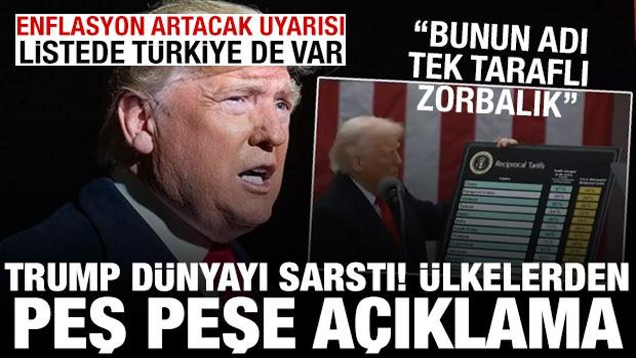 Trump'tan tüm dünyaya vergi! Ülkeler ayağa kalktı! Enflasyon artacak uyarısı