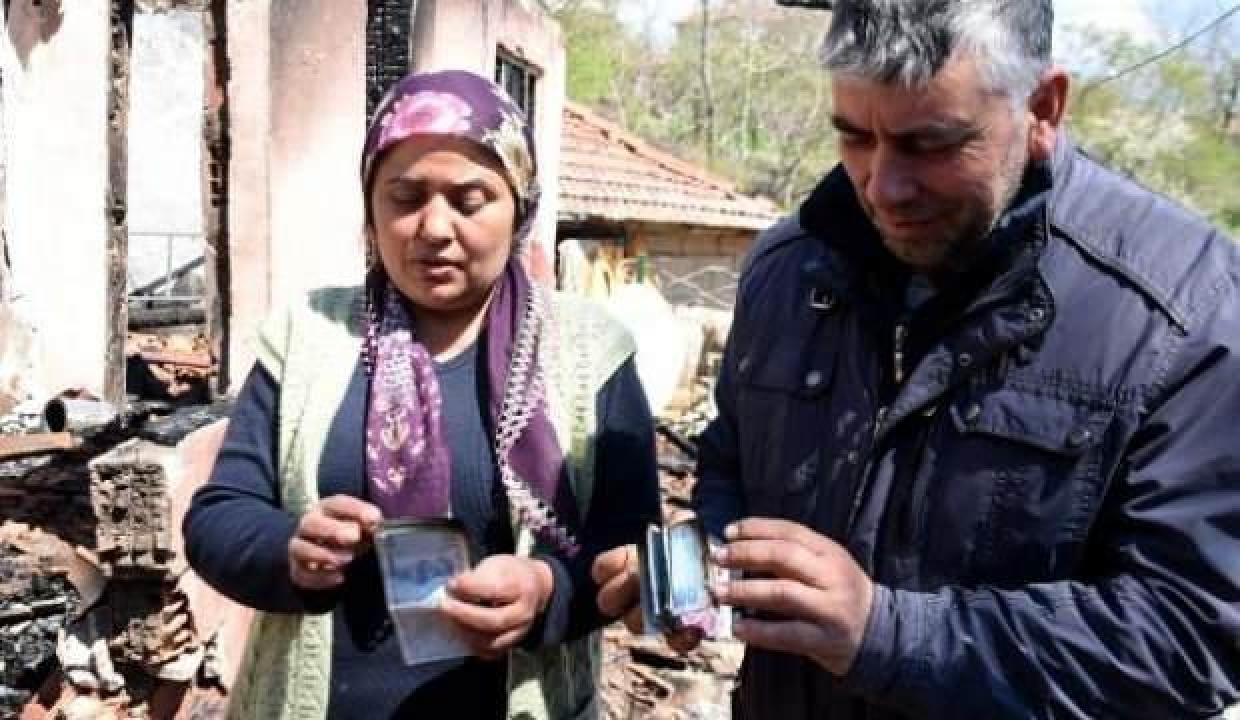 Tüp bebek için biriktirdikleri 100 bin lira, evleriyle birlikte yandı