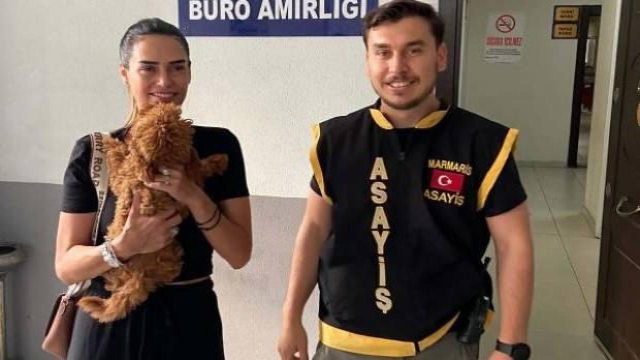 Turistin kaybettiği köpeği bulan polisler, para ödülünü kabul etmedi
