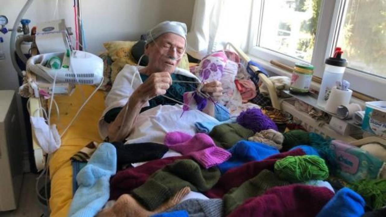Türk askerine hasta yatağından çorap örmüştü! Meliye Nine hayatını kaybetti