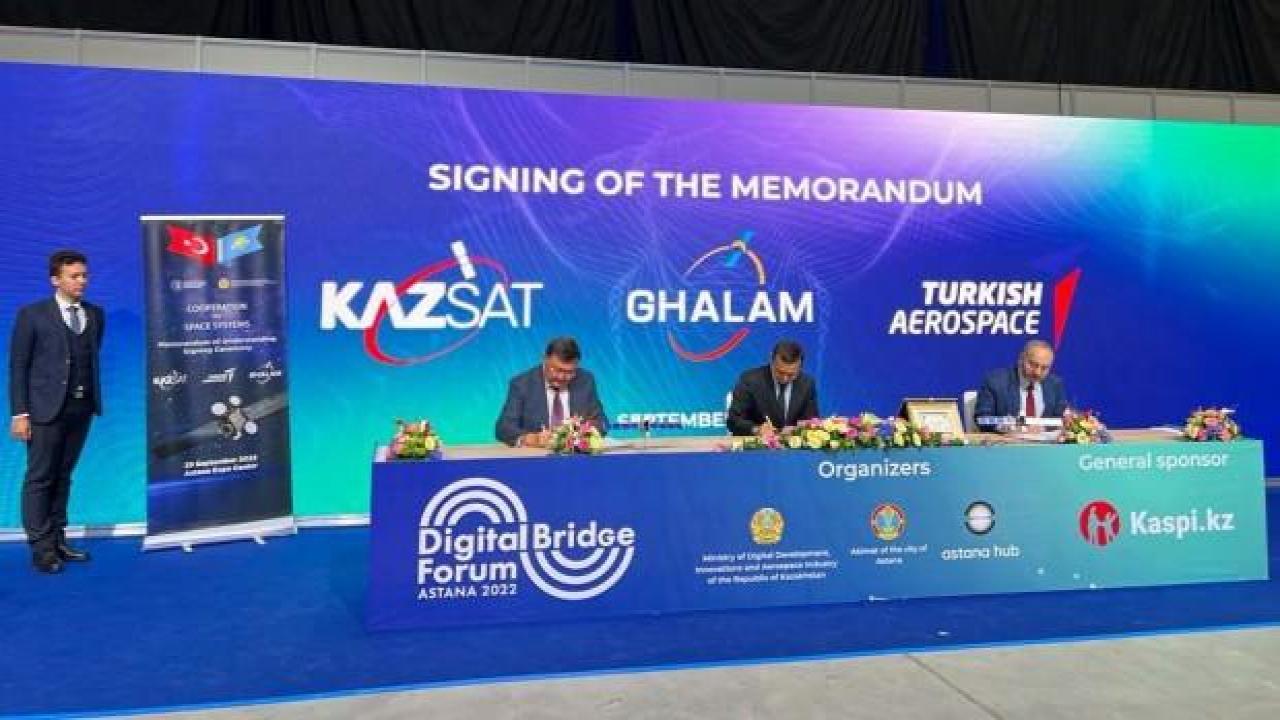 Türk Havacılık ve Uzay Sanayii ile Kazakistan arasında uzay alanında yeni işbirliği